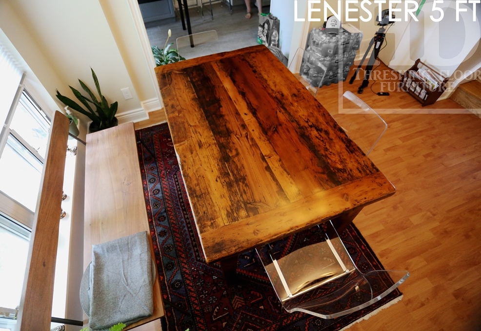 reclaimed wood harvest table, harvest tables Toronto, Ontario, HD Threshing Floor Furniture, epoxy, resin, mennonite furniture, amish furniture Ontario, live edge, Toronto