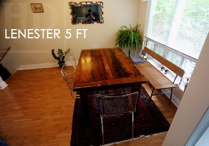 reclaimed wood harvest table, harvest tables Toronto, Ontario, HD Threshing Floor Furniture, epoxy, resin, mennonite furniture, amish furniture Ontario, live edge, Toronto