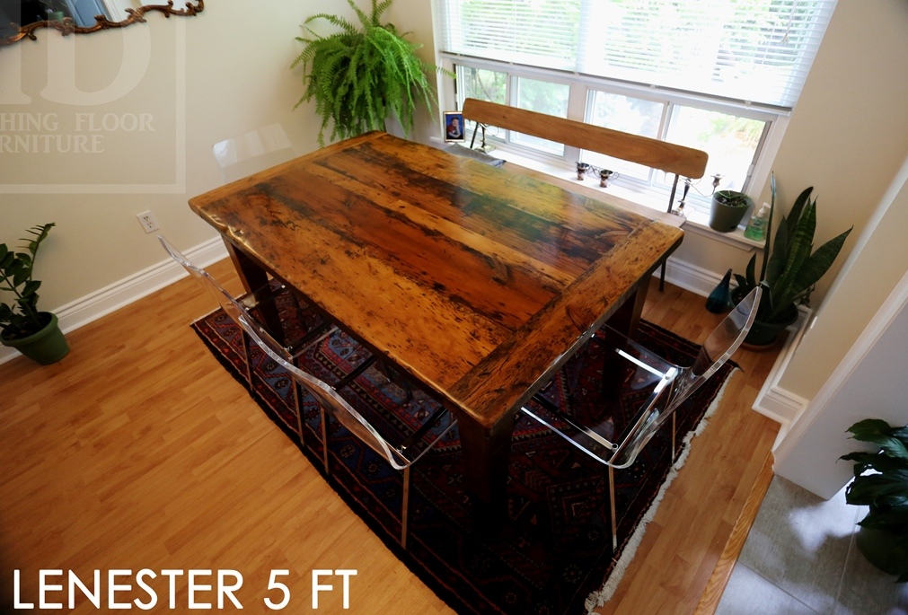 reclaimed wood harvest table, harvest tables Toronto, Ontario, HD Threshing Floor Furniture, epoxy, resin, mennonite furniture, amish furniture Ontario, live edge, Toronto