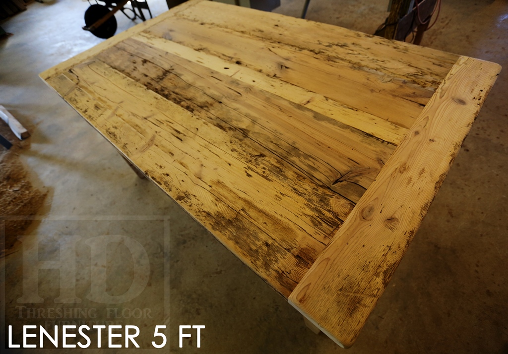 reclaimed wood harvest table, harvest tables Toronto, Ontario, HD Threshing Floor Furniture, epoxy, resin, mennonite furniture, amish furniture Ontario, live edge, Toronto