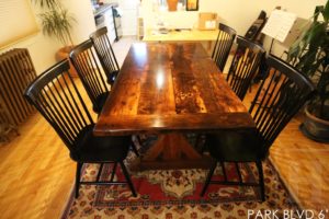 farmhouse table Toronto, reclaimed wood tables Ontario, barnwood tables, barn board table, epoxy, resin, HD Threshing, HD Threshing Floor Furniture, live edge, rustic table, cottage furniture Ontario, harvest tables Ontario, Toronto, solid wood table, mennonite furniture