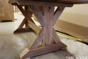 farmhouse table Toronto, reclaimed wood tables Ontario, barnwood tables, barn board table, epoxy, resin, HD Threshing, HD Threshing Floor Furniture, live edge, rustic table, cottage furniture Ontario, harvest tables Ontario, Toronto, solid wood table, mennonite furniture