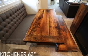 reclaimed wood tables Kitchener, Ontario, reclaimed barnwood tables, HD Threshing, HD Threshing Floor Furniture, epoxy, resin, rustic farmhouse table, harvest tables Toronto, cottage tables Ontario