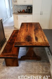 reclaimed wood tables Kitchener, Ontario, reclaimed barnwood tables, HD Threshing, HD Threshing Floor Furniture, epoxy, resin, rustic farmhouse table, harvest tables Toronto, cottage tables Ontario