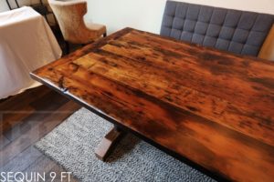 cottage table, farmhouse table, rustic table
