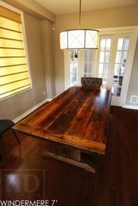 trestle tables Ontario, trestle, hemlock, solid wood table, Mennonite furniture Ontario, HD Threshing, HD Threshing Floor Furniture, Gerald Reinink, epoxy, resin, recycled wood furniture. farmhouse table, country style table, cottage table, harvest tables Toronto, harvest table, Gerald Reinink, reclaimed wood tables Ontario