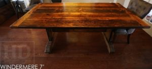 trestle tables Ontario, trestle, hemlock, solid wood table, Mennonite furniture Ontario, HD Threshing, HD Threshing Floor Furniture, Gerald Reinink, epoxy, resin, recycled wood furniture. farmhouse table, country style table, cottage table, harvest tables Toronto, harvest table, Gerald Reinink