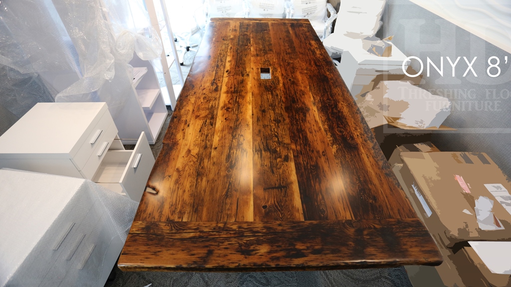 boardroom table, Kitchener, Ontario, conference table, farmhouse, distressed wood table