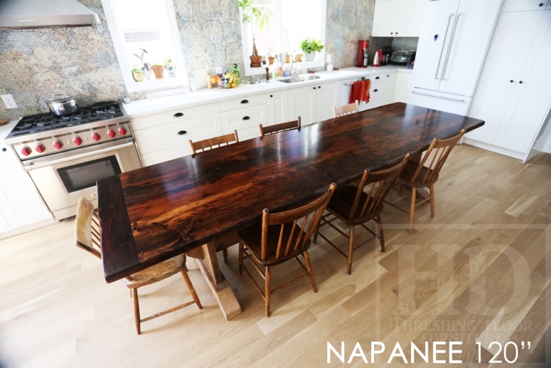 Reclaimed Threshing Floor Table Napanee Ontario Hd Threshing Floor