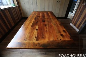 restaurant table, Kitchener, Ontario, Gerald Reinink, epoxy, farmhouse tables, rustic tables Ontario