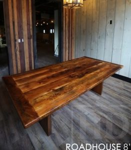 restaurant table, Kitchener, Ontario, Gerald Reinink, epoxy, farmhouse tables, rustic tables Ontario