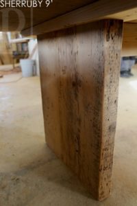 reclaimed wood table Ontario, Kanata, farmhouse table, mennonite table, mennonite furniture, rustic furniture, harvest table, reclaimed wood furniture