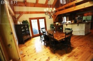 cottage table Erin Ontario, reclaimed wood table Ontario, mennonite furniture, amish furniture, epoxy, HD Threshing, HD Threshing Floor Furniture, wormy maple chairs, threshing floor furniture, threshing floor table, rustic table