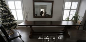 reclaimed wood table Collingwood, Ontario, sawbuck table, HD Threshing, HD Threshing Floor Furniture, mennonite furniture, amish furniture, rustic wood tables Ontario, cottage furniture Ontario, reclaimed wood furniture, sawbuck