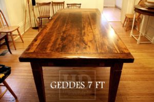 harvest tables Guelph Ontario, reclaimed wood tables Guelph, Ontario, epoxy, resin, hemlock threshing floor table, rustic wood table, rustic furniture, harvest tables Ontario, farmhouse tables Ontario, Gerald Reinink