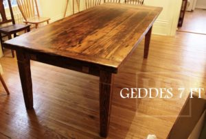 harvest tables Guelph Ontario, reclaimed wood tables Guelph, Ontario, epoxy, resin, hemlock threshing floor table, rustic wood table, rustic furniture, harvest tables Ontario, farmhouse tables Ontario, Gerald Reinink