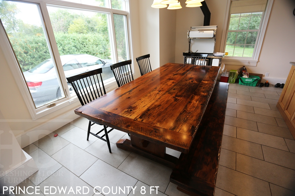 reclaimed wood furniture, Prince Edward County Ontario, HD Threshing, HD Threshing Floor Furniture, epoxy, threshing floor, mennonite furniture Ontario, amish furniture, rustic wood table, cottage furniture Ontario, farmhouse harvest tables, modern farmhouse