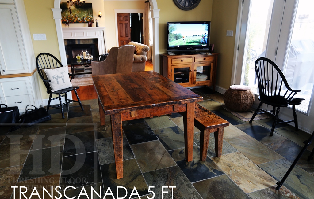 Reclaimed Wood Harvest Table Caledon Ontario Gerald Reinink 3 Blog