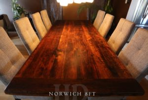 reclaimed wood table Ottawa Ontario, epoxy, HD Threshing, HD Threshing Floor Furniture, rustic wood tables Ontario, reclaimed wood furniture, distressed wood table, barnwood table, mennonite furniture Ontario, mennonite table, farmhouse table