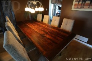 reclaimed wood table Ottawa Ontario, epoxy, HD Threshing, HD Threshing Floor Furniture, rustic wood tables Ontario, reclaimed wood furniture, distressed wood table, barnwood table, mennonite furniture Ontario, mennonite table, farmhouse table
