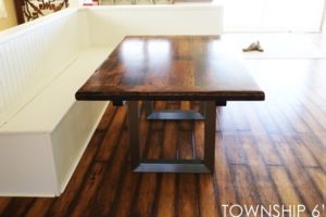 mennonite furniture Ontario, HD Threshing Floor Furniture, HD Threshing, reclaimed wood table Ontario, farmhouse table, rustic furniture, cottage furniture Ontario, Tiny Township Ontario, solid wood tables Ontario