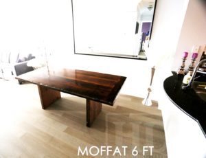 mennonite furniture Ontario, mennonite table, reclaimed wood table, HD Threshing Floor Furniture, HD Threshing, Toronto, Ontario, epoxy, Gerald Reinink, rustic wood furniture, farmhouse table, harvest table