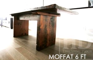 mennonite furniture Ontario, mennonite table, reclaimed wood table, HD Threshing Floor Furniture, HD Threshing, Toronto, Ontario, epoxy, Gerald Reinink, rustic wood furniture, farmhouse table, harvest table