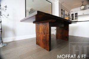 mennonite furniture Ontario, mennonite table, reclaimed wood table, HD Threshing Floor Furniture, HD Threshing, Toronto, Ontario, epoxy, Gerald Reinink, rustic wood furniture, farmhouse table, harvest table