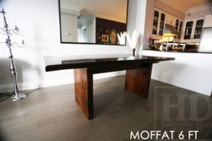 mennonite furniture Ontario, mennonite table, reclaimed wood table, HD Threshing Floor Furniture, HD Threshing, Toronto, Ontario, epoxy, Gerald Reinink, rustic wood furniture, farmhouse table, harvest table