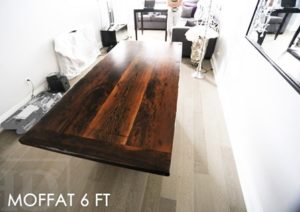 mennonite furniture Ontario, mennonite table, reclaimed wood table, HD Threshing Floor Furniture, HD Threshing, Toronto, Ontario, epoxy, Gerald Reinink, rustic wood furniture, farmhouse table, harvest table