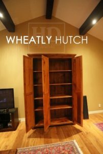 reclaimed wood hutch, reclaimed wood furniture Ontario, rustic wood hutch, rustic furniture, reclaimed wood cabinet, HD Threshing, HD Threshing Floor Furniture, Gerald Reinink, distressed wood furniture, mennonite built, mennonite furniture