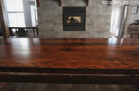 reclaimed wood table Puslinch, HD Threshing, HD Threshing Floor Furniture, farmhouse table, rustic table, Puslinch, mennonite furniture, amish furniture, Ontario wood