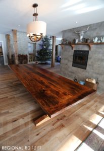 reclaimed wood table Puslinch, HD Threshing, HD Threshing Floor Furniture, farmhouse table, rustic table, Puslinch, mennonite furniture, amish furniture, Ontario wood