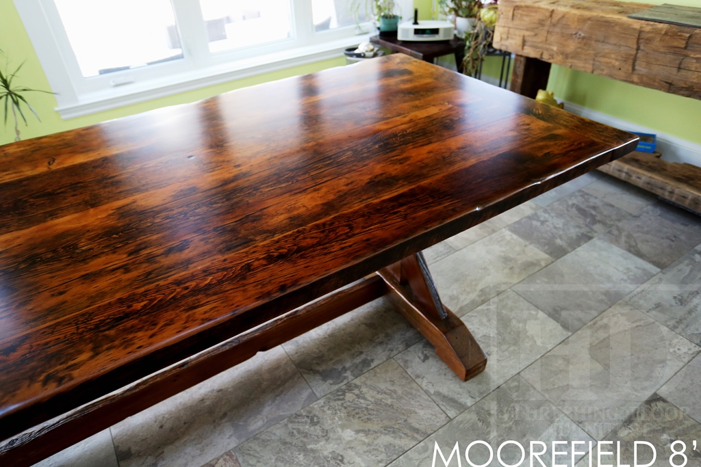 reclaimed wood furniture Markham, Ontario, epoxy, resin, rustic wood furniture, mennonite furniture, cottage furniture, solid wood furniture