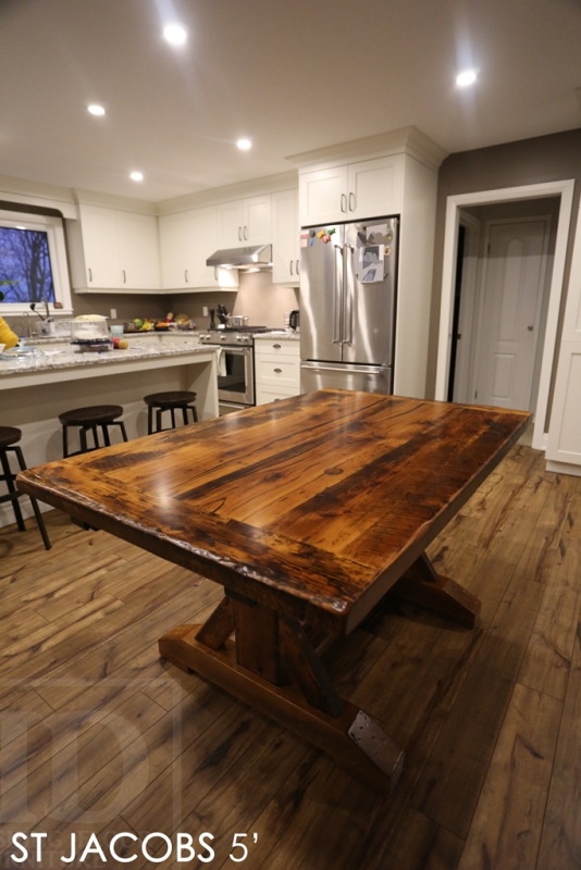 reclaimed wood tables St Jacobs, barnwood table, HD Threshing, HD Threshing Floor Furniture, St. Jacobs, Ontario, mennonite furniture St. Jacobs, rustic furniture, farmhouse table, harvest table