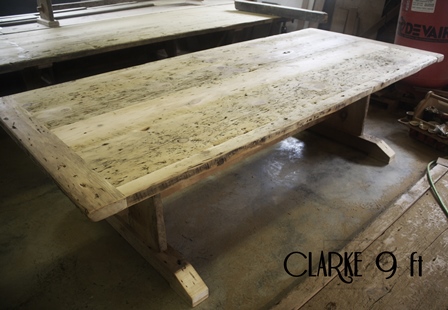reclaimed wood furniture Barrie Ontario, epoxy, mennonite furniture, amish furniture, original edges, rustic table, farmhouse table, harvest table, country style tables Ontario