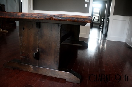 reclaimed wood furniture Barrie Ontario, epoxy, mennonite furniture, amish furniture, original edges, rustic table, farmhouse table, harvest table, country style tables Ontario