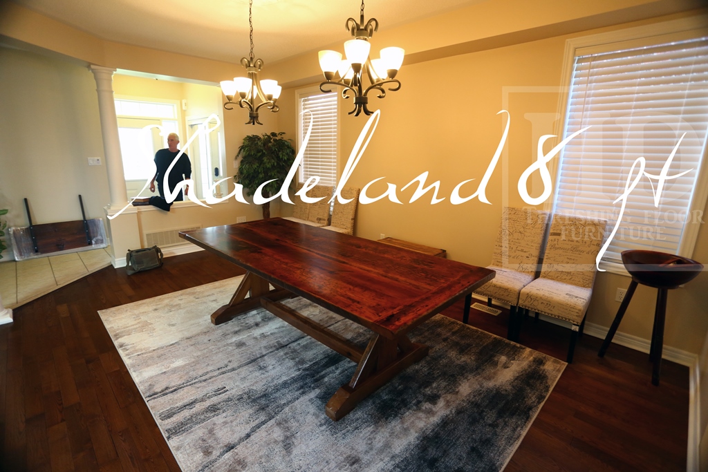 recycled wood table, ;farmhouse tables Ontario, reclaimed wood table, reclaimed wood furniture, country style furniture, HD Threshing, Gerald Reinink