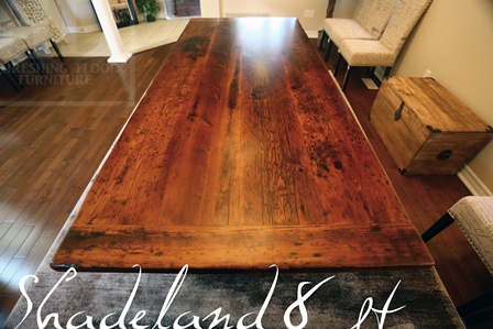 recycled wood table, ;farmhouse tables Ontario, reclaimed wood table, reclaimed wood furniture, country style furniture, HD Threshing, Gerald Reinink