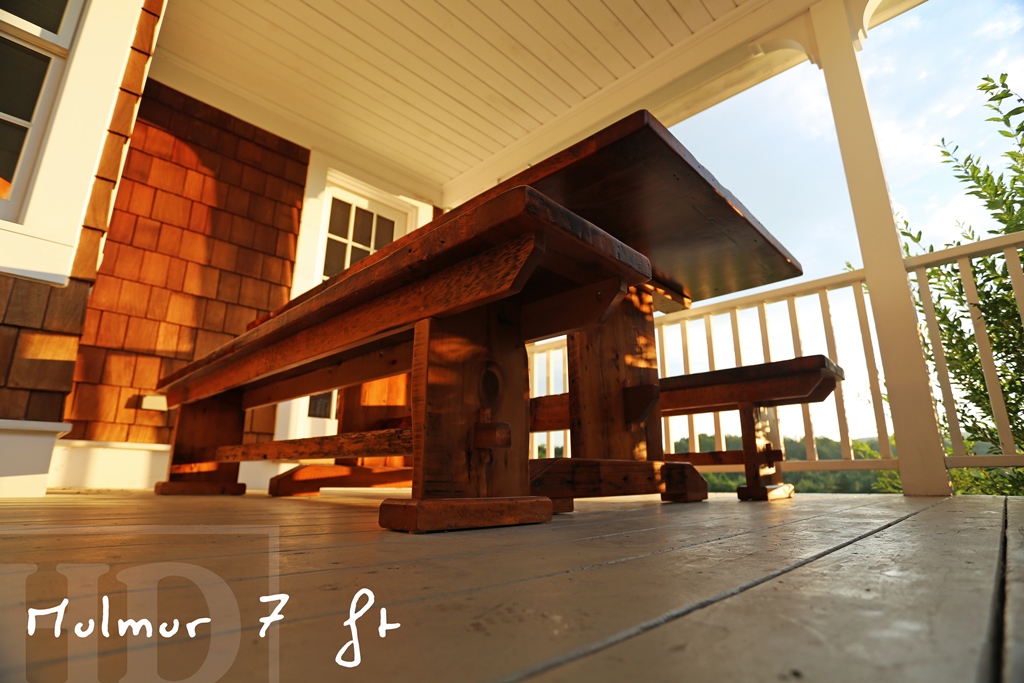 reclaimed wood table, mulmur, ontario, farmhouse table, rustic furniture, solid wood furniture, epoxy, resin, HD Threshing, HD Threshing Floor Furniture, mennonite furniture, reclaimed wood benches