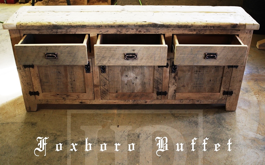 mennonite furniture Ontario, Lee Valley hardware, lee valley, reclaimed wood furniture, reclaimed wood buffet, cottage buffet, farmhouse style, cottage style