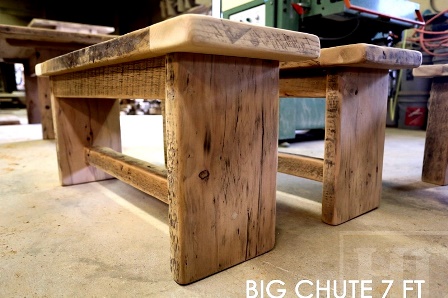 reclaimed wood farmhouse table Big Chute Ontario, Big Chute, reclaimed wood table, HD Threshing, HD Threshing Floor Furniture, epoxy, resin, Gerald Reinink, mennonite furniture, amish furniture, solid wood table, live edge