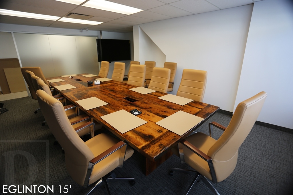 boardroom table, boardroom tables Toronto, Ontario, epoxy, resin, office furniture Ontario, conference table, reclaimed wood tables Ontario, mennonite furniture, amish furniture, rustic table
