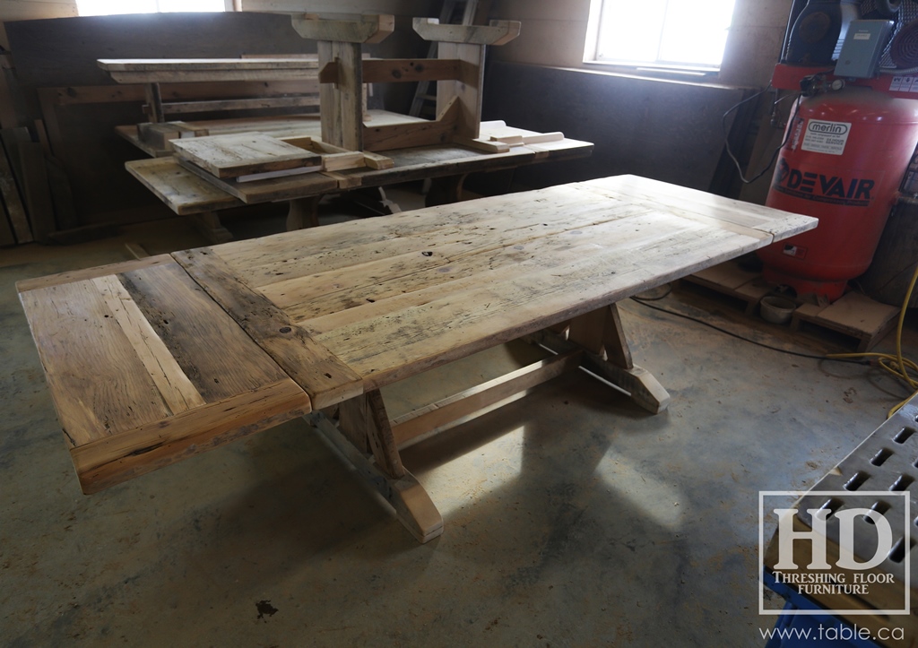 rustic wood furniture Ontario, mennonite furniture, distressed wood furniture, custom furniture, Ontario, HD Threshing, Gerald Reinink, rustic, Ontario barns, recycled wood furniture