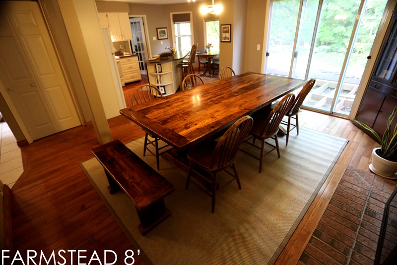 trestle table, reclaimed wood table Ontario, epoxy, resin, mennonite furniture, HD Threshing, HD Threshing Floor Furniture, solid wood furniture, reclaimed wood furniture Ontario