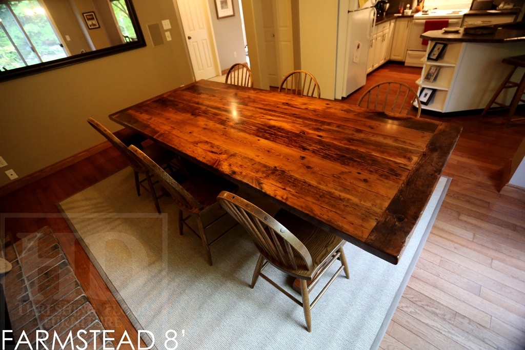 trestle table, reclaimed wood table Ontario, epoxy, resin, mennonite furniture, HD Threshing, HD Threshing Floor Furniture, solid wood furniture, reclaimed wood furniture Ontario