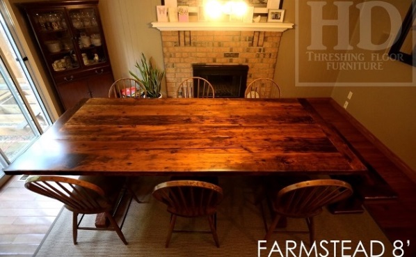 trestle table, reclaimed wood table Ontario, epoxy, resin, mennonite furniture, HD Threshing, HD Threshing Floor Furniture, solid wood furniture, reclaimed wood furniture Ontario