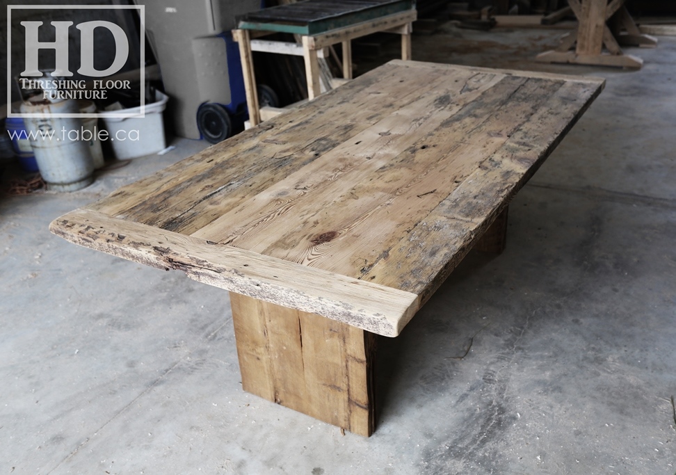 reclaimed wood tables, custom wood furntiure, HD Threshing Floor Furniture, Gerald Reinink, unfinished reclaimed wood furniture