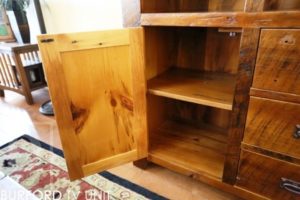 reclaimed wood furniture Ontario, reclaimed wood credenza, mennonite furniture Ontario, solid wood furniture Ontario, epoxy, resin