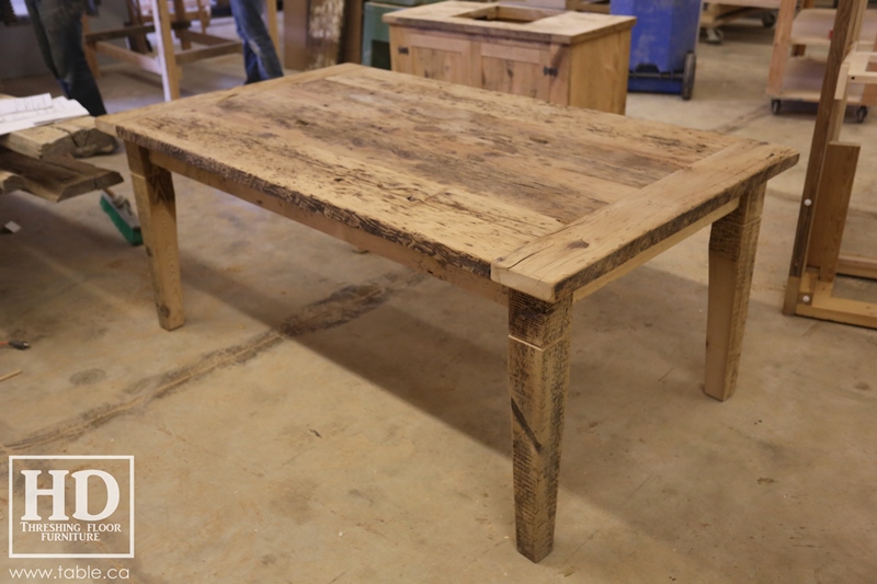 reclaimed wood table, ontario pioneer history, pioneer furniture, pioneer lifestyle, pioneer furniture remakes, mennonite furniture, antique furniture reproductions, movie set furniture, Gerald Reinink